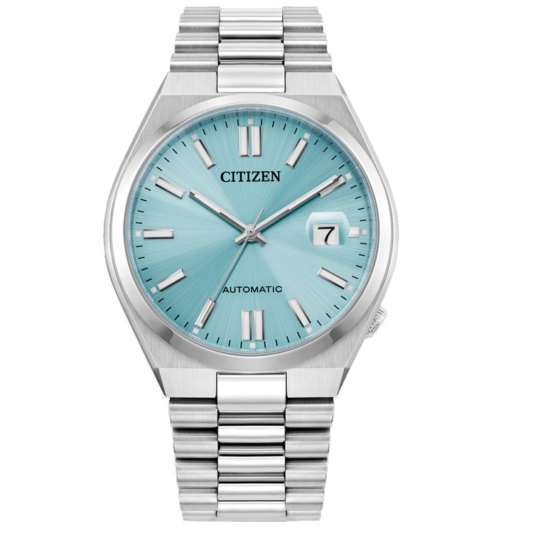 CITIZEN COLLECTION TSUYOSA アイスブルー 40mm CITIZEN AUTOMATIC - TSUYOSA - LIGHT BLUE DIAL - STAINLESS STEEL