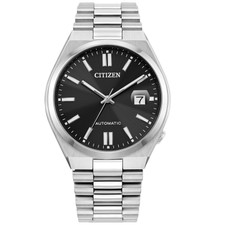 CITIZEN AUTOMATIC - TSUYOSA - BLACK DIAL - STAINLESS STEEL - 40MM