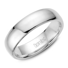 PLATINUM- 5mm Heavy Weight Domed High Polished Men's Wedding Band