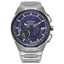 CITIZEN ECO DRIVE SATELITE - WAVE X - SUPER TITANIUM - BLUE DIAL 