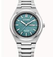 Citizen ECO DRIVE -  Zenshin - Super Titanium Men's Watch - TEAL DIAL