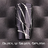 Black W/Silver Piston