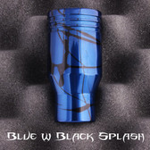 Blue W/Black Piston