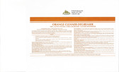Powerful orange citrus cleaner degreaser cutting through tough grease and grime on ALL SURFACES!