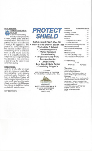 Commercial Grade! Paver, Concrete, Stone, Slate, Masonry, Sealer, Waterproofer. 