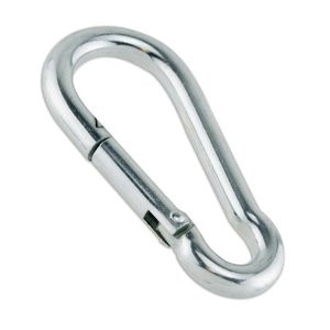 Carabiner Zinc Snap Clips 1/4" for batting cages