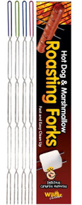 Campfire Hot Dog Marshmallow Roasting Forks Sticks 8 Pack