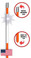 48 inch Reflective Driveway markers poles high quality orange