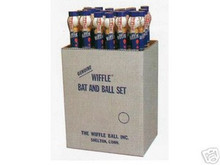 24 JUNIOR Wiffle Balls and Bats in Polybag Combo 