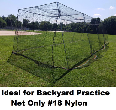 Backyard batting  cage net netting #18 Nylon