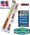 Wiffle bat and ball combo set with how to pitch guide