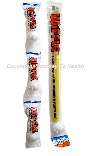 Set Wiffle&reg; Junior Completo: 1 Mazza E 1 Palla Forata, Per Bambini, Nuovo
