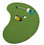 Floating Golf Green with floating golf balls 