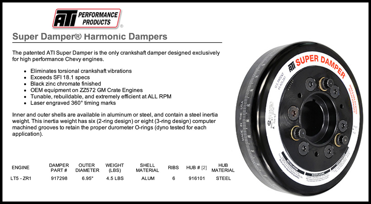 Damper, ATI Super Harmonic, 9095 [9E4] Jerrys Gaskets