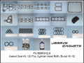 Gasket/Seal Kit, 120pc Cylinder Head R&R, 90~92 (BUNA)