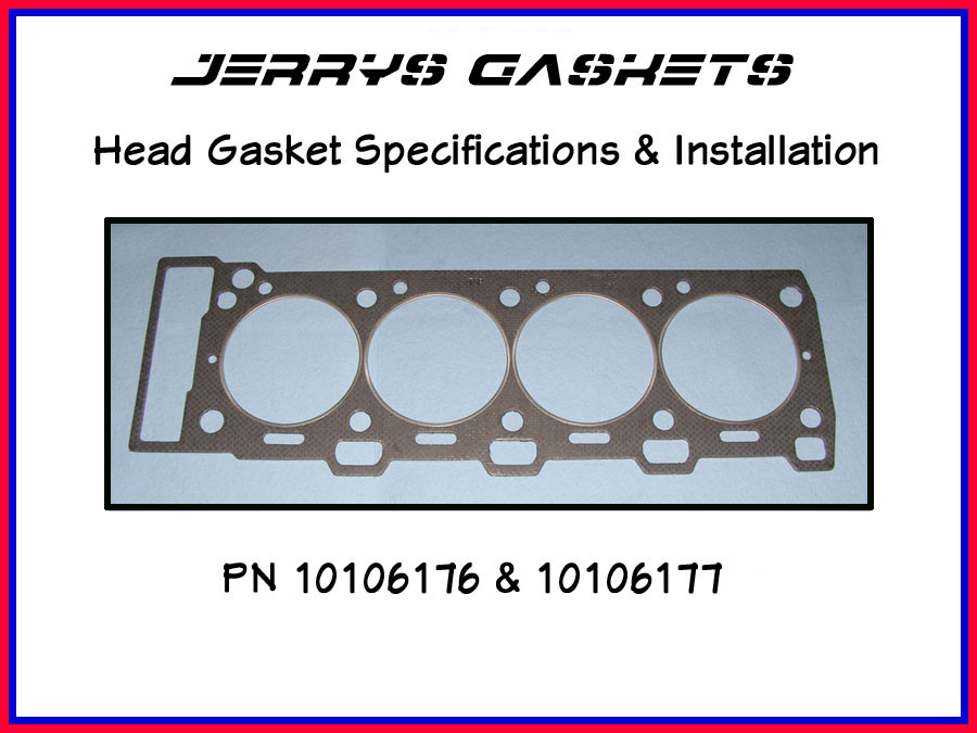 Cylinder Head Gasket Technical Info Jerrys Gaskets