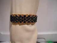 GREEN CRYSTAL STRETCH BRACELET