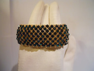 GREEN CRYSTAL STRETCH BRACELET