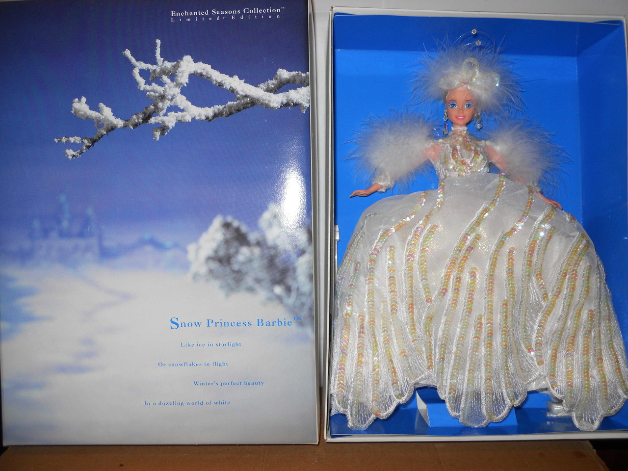 snow princess barbie