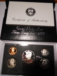 1996 SILVER  PROOF SET  COA US MINT