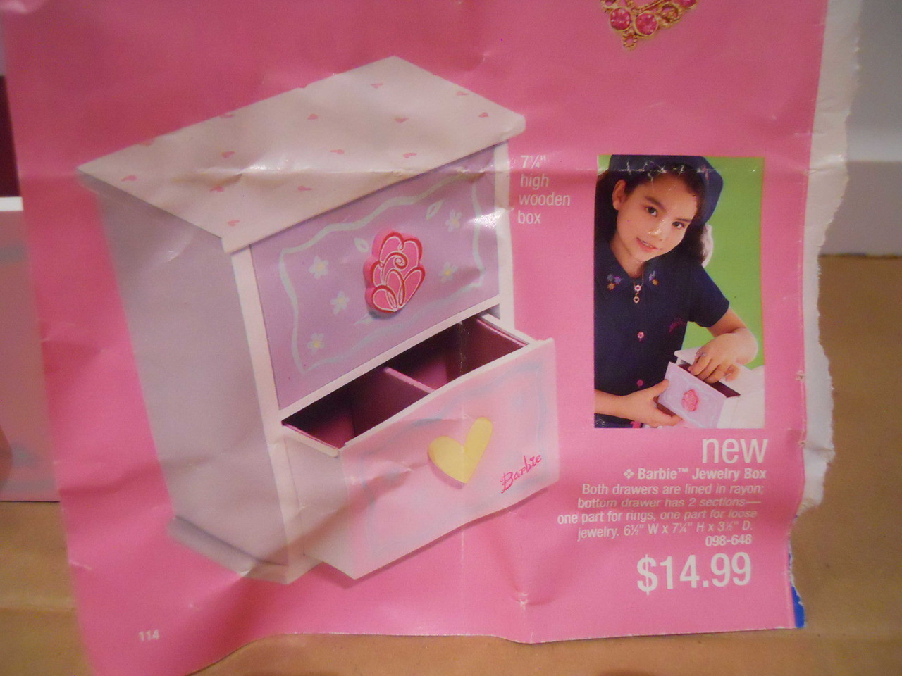 barbie jewellery box