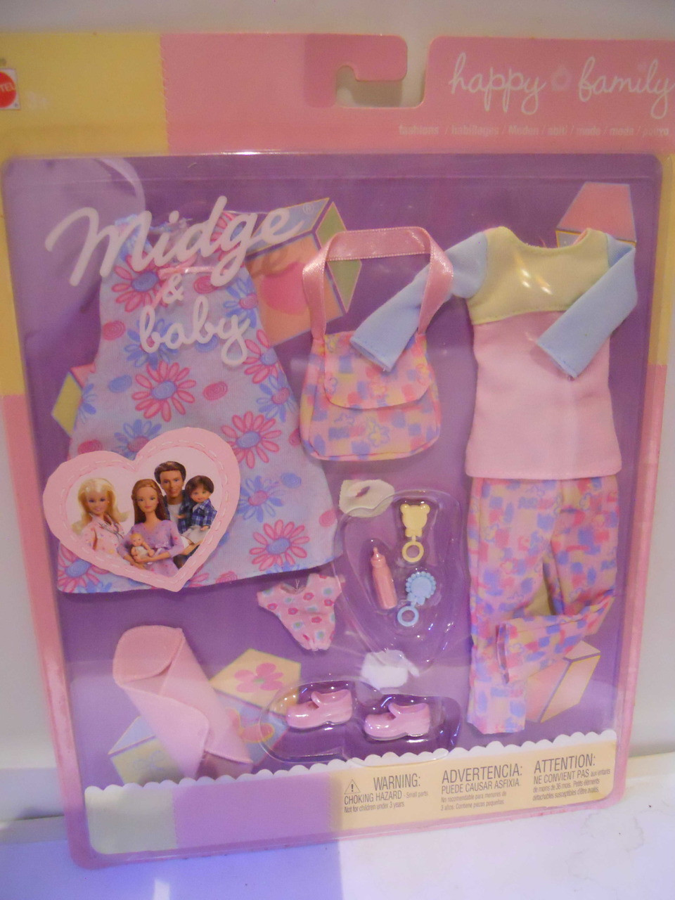 midge & baby happy family barbie