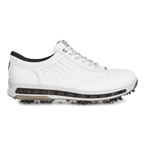 Ecco Mens Golf Cool Goretex Shoes White | London Pro Golf