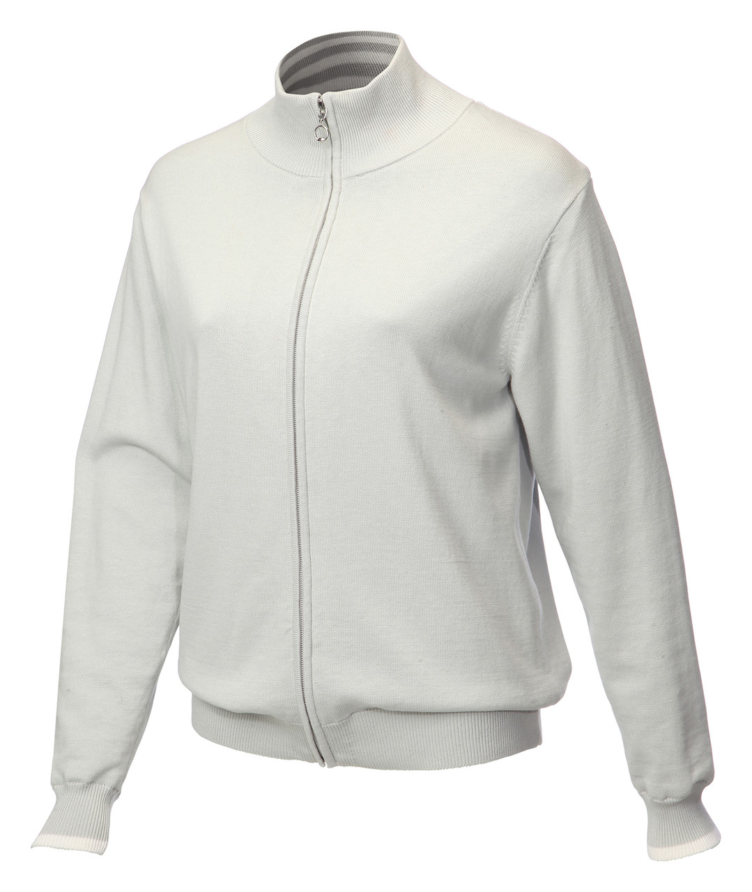 JRB Ladies Windstopper Lined Golf Sweater Light Grey + FREE Snood
