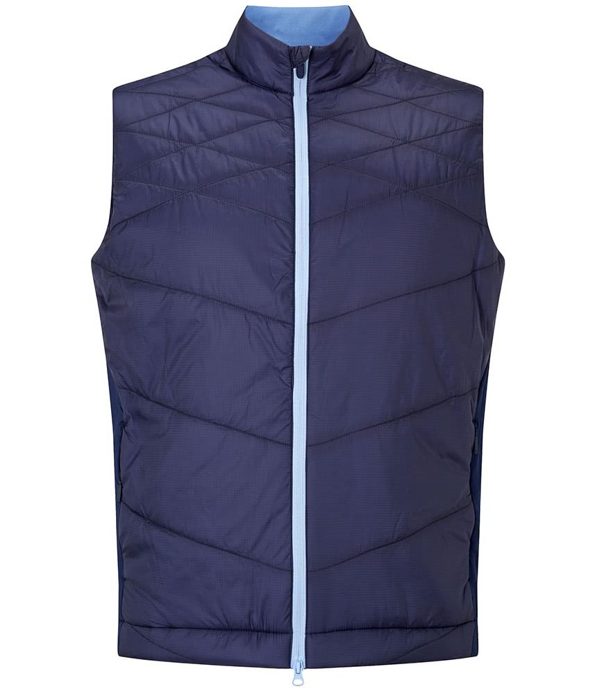 Callaway Golf Mens Chev Puffer Vest Peacoat London Pro Golf