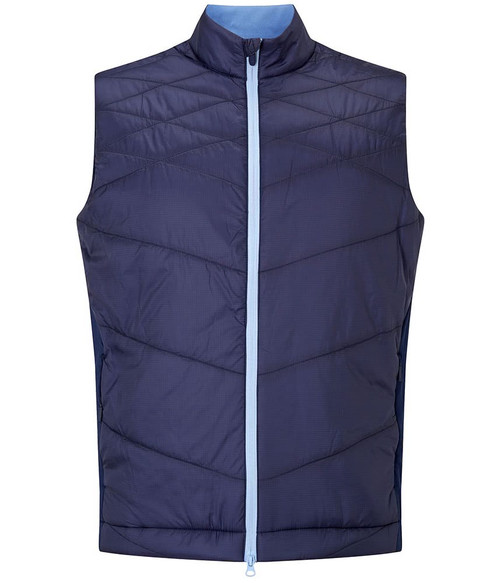 Callaway Golf Mens Chev Puffer Vest Peacoat London Pro Golf