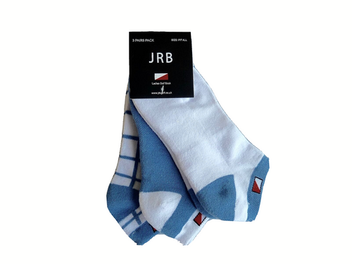 JRB Ladies Golf Socks Blue