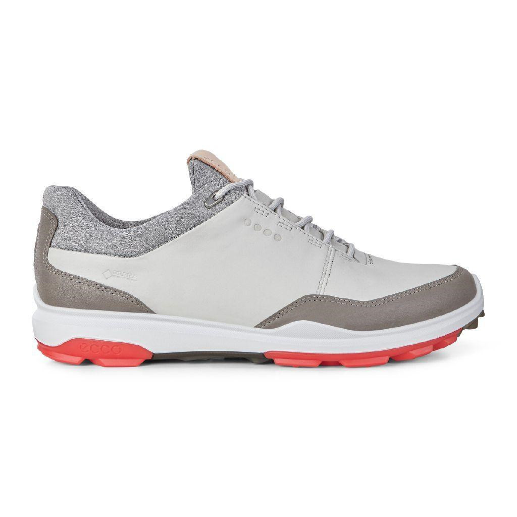 Ecco Mens Biom Hybrid 3 Goretex Golf Shoes Concrete Scarlet Size 44 (UK 10)  SHOP SOILED - London Pro Golf