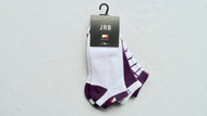 JRB Ladies Golf Socks Purple 3 Pack