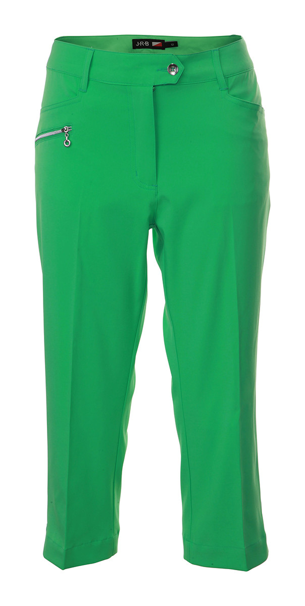 JRB Ladies Golf CITY SHORTS Green Size 10 + FREE Socks London Pro Golf