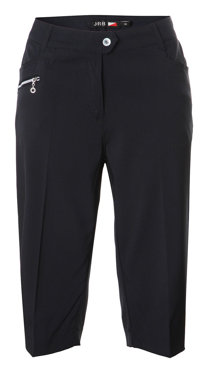 JRB Ladies Golf CITY SHORTS (Black 