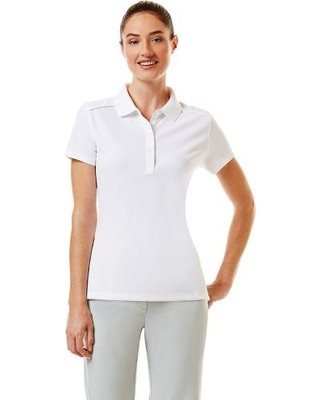 ladies white golf polo shirts