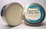 Bath & Soul Handmade Shave Soap in Tin - Peppermint & Hemp Seed