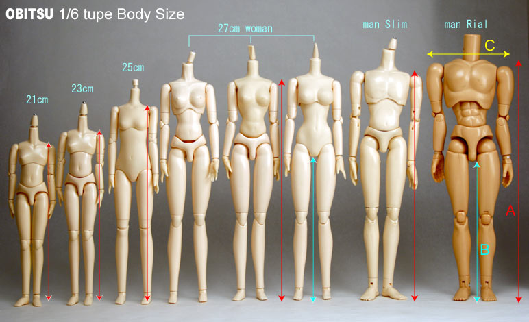 Barbie Doll Measurements Chart