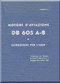 Daimler Benz DB 605 A-B  Aircraft   Engine Instruction  Manual ( Istruzioni per l'uso ),( Italian Language )
