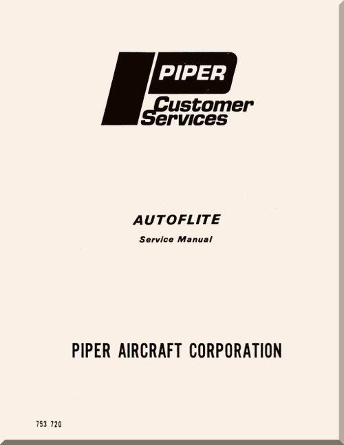 Piper Aircraft  AUTOFLITE   Service Manual 753 720
