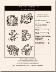Bendix - Stromberg Aeroplane Aircraft Carburetor Former No. 10-200A  Service Manual - 1955