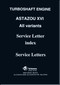 Turbomeca Astazou XVI  Aircraft Engine  Service Letter Collection  Manual (French Language)
