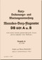 Daimler Benz DB 601 A, B Aircraft  Engines Operating and Maintenance Instructions Manual - Betriebs  und Wartungsvoschift - 1942 (German Language)