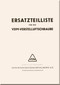 VDM-VLS Variable Pitch Propellers Illustrated Parts Catalog Manual ,  Ersatzteilliste - 1939 (German Language)