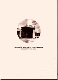 Aeronca 7 A  Aircraft Service  Manual - 1948