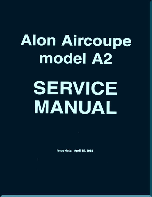 Erco Ercoupe Alon A2 Aircoupe Aircraft Service Manual  -1965