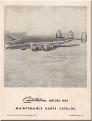 Lockheed L-049  Constellation Aircraft Maintenance Parts Catalog Manual,  -1947