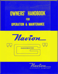Navion  G Rangemaster Aircraft Airplane Owner's Handbook for Operation and Maintenance  Manual