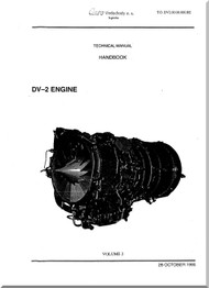 Ivchienko- Progress  Lotarev DV-2 Turbofan  Aircraft  Engine  Handbook Manual - Volume 2 - T.O. DV2.00.00.000.RE - 1995- (English Language)