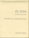 Canadair CL-215 A  Amphibian Aircraft Technical Description Manual Canadair CL-215 A  Amphibian Aircraft Technical Description Manual